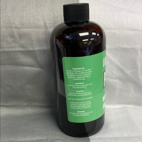 Lab Bulk Peppermint Essential Oil 16 oz - Picture 2 of 2